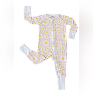 Little Sleepies Daisies Floral Bamboo Zippy